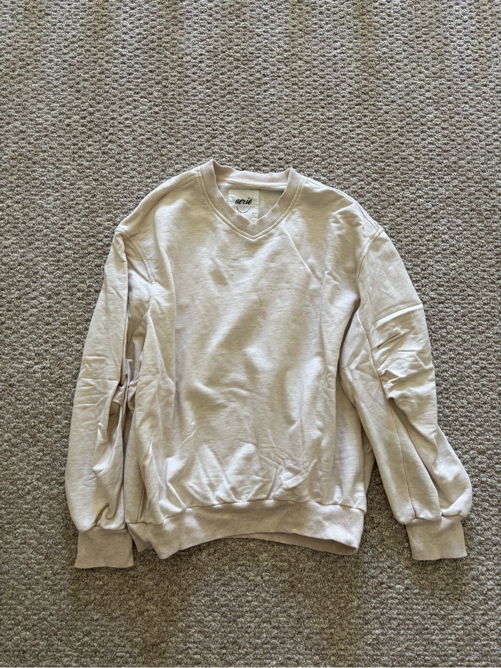 Aerie Jet Setter V Neck Sweatshirt